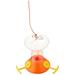 Red Barrel Studio® Decorative Bird Feeder Plastic in Orange/Yellow | 7.5 H x 5.25 W x 5.25 D in | Wayfair A3D7D48FA77F436584E95D927721B043