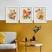 Red Barrel Studio® Antique Floral Bouquet. by World Art Group - 3 Piece Picture Frame Graphic Art Set Paper in Green/Orange/Pink | Wayfair