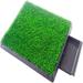 Tucker Murphy Pet™ Dog Grass Pad w/ Tray, Artificial Grass Mats Washable Grass Pee Pads For Dogs, Pet Toilet Potty Tray For Puppy & Small Pet | Wayfair