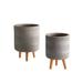 George Oliver Clay Pot Planter Clay & Terracotta in Brown | 12 H x 12 W x 12 D in | Wayfair ACCE475367AB437EA4FADA88BE8B6BF6
