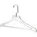 Rebrilliant YBM Home Quality Acrylic Clear Coat Hangers Made of Clear Acrylic Acrylic in Gray | 17.3 W in | Wayfair