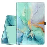 Fintie Case for iPad 9.7 2018/2017 iPad Air 2 iPad Air - Slim Fit Vegan Leather Folio Stand Cover for iPad 6th / 5th Gen iPad Air 1/2 Emerald Marble