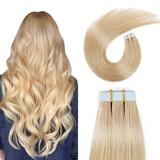 Tape in Hair Extensions Human Hair 100% Remy Human Hair 20pcs/pack Straight Seamless Skin Weft Tape in Human Hair Extensions Hair Accessories #16