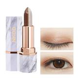 Sweatproof Waterproof Gradient Pearl Upgraded Rotation Eyeshadow Stick Glitter Double Colors Shimmer 06