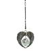 Jikolililili 2 Pc Wind Chimes Outdoor Angel Wings Wind Chimes with Crystal Ball Wind Chimes Gift for Garden Patio Balcony and Home