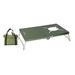 Folding Table Portable Camping Stand Bracket Holder grill per bbq Folding Picnic Desk with Storage Organizer Green