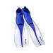 Swim Fins Travel Size Scuba Diving Flippers For Snorkel Set Adult L Royal Blue /transparent