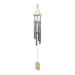 Jikolililili Wind Chime to Feel The Moment Outside Chimes for Outdoor Memorial Gifts Friends and Family. Great as a Gift or Your own Patio Porch Garden Backyard. Silver Beige