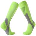 1 Pair/3 Pairs Men Compression Socks Breathable Stretchy Thickened Non-slip Knee High Sport Socks for Autumn Winter