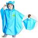 JDEFEG Rain Coats for Girls 4T Cartoon Toddler Girl Raincoat Children Ponchos Boy 3D Kids for Rain Jacket Wear Boys Coat&Jacket Boy Teen Raincoat Polyester Blue L