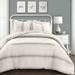 Lush Decor Farmhouse Stripe 3-piece Comforter Set