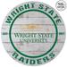 Wright State Raiders 20'' x Indoor/Outdoor Weathered Circle Sign