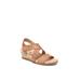 Women's Sincere Wedge by LifeStride in Tan Fabric (Size 7 1/2 M)