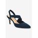 Women's Arabella Pump by Bella Vita in Navy Suede Leather (Size 7 1/2 M)