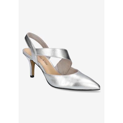 Women's Arabella Pump by Bella Vita in Silver Leather (Size 10 M)