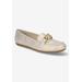 Extra Wide Width Women's Cullen Flats by Bella Vita in Soft Gold Metallic (Size 7 1/2 WW)