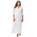 Plus Size Women's Scallop Lace Maxi Dress by Jessica London in White (Size 26 W)