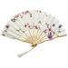 TANGNADE Chinese Style Hand Held Fan Bamboo Paper Folding Fan Party Wedding Decor + Multicolor