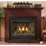 Standard Cabinet Mantel with Base Cherry