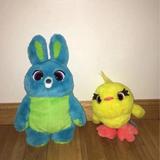 Disney Toys | Disney Toy Story Bunny & Ducky Talking Plush Bundle | Color: Blue/Yellow | Size: Medium Size Plush