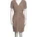 Burberry Dresses | Burberry London Dress Ruched Pleated Chiffon Cocktail Dress | Color: Cream | Size: 8