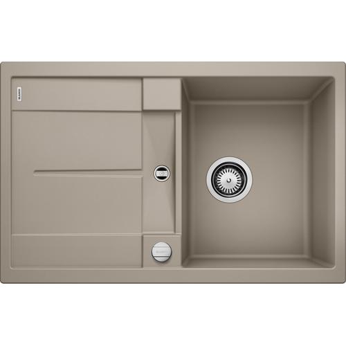 „BLANCO Granitspüle „“METRA 45 S““ Küchenspülen aus SILGRANIT Gr. beidseitig, braun (tartufo) Küchenspülen“
