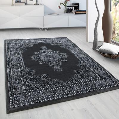 Teppich AYYILDIZ TEPPICHE "Marrakesh 297", grau, B:120cm H:12mm L:170cm, Kunstfaser, Teppiche, Orient-Optik, Wohnzimmer