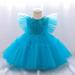 LOVEBAY 3-11T Girls Sequin Mesh Tull Dress Ball Gown Dresses For Girls Special Occasion Dresses Wedding Flower Girl Pageant Gown Party Dress