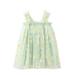 JDEFEG 9 Dresses Kids 16Y Beach Floral Layered Birthday Dresses Girls Summer Beach Daisy Party Baby Dress Princess Toddler Dresses Tulle Casual Sleeveless Girls Dresses Toddler and Dress Green 130