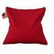 Hot Cherry Pit Pillow Square (Red Denim, Natural Dyed, unwrapped) Moist Heat and Cold Therapy for Muscle Pain, Tension Relief, Arthritis,
