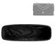 DGAZ Silk Bag Organiser Insert Fits Chanel CF Classic Flap Handbag，Silky Smooth Bag Organiser, Luxury Handbag & Purse Shaper (Black, Small 23)