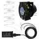 ZYWUOY Inflatable Air Blower Replacement, 2Pcs 12V 1.5A Fan Blower Motor with 3 Leds Lig, for Garden Yard Inflatable Heating Decor