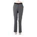 H&M Dress Pants - High Rise Boot Cut Boot Cut: Gray Bottoms - Women's Size 6