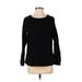 Ann Taylor LOFT Pullover Sweater: Black Tops - Women's Size Small