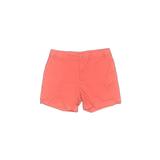 Lands' End Khaki Shorts: Orange Solid Bottoms - Kids Boy's Size 14