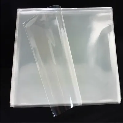 Juste de protection statique pour disque vinyle auto-adhésif sac pour disques ouverts plats