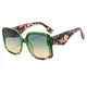 Lunettes de soleil carrées colorées pour hommes et femmes lunettes de soleil vintage pour femmes