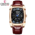 CHENXI – montre de luxe rétro pour hommes montre-bracelet à Quartz étanche calendrier romain