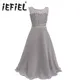 IEFiEL-Robe à fleurs pour filles vêtements de fête et de mariage avec ceinture pour enfants