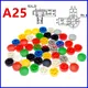 50PCS A25 En Plastique Bouton Poussoir Cap Push Switch Cap Taille Pour B3F-4055 12*12*7.3mm Lumière