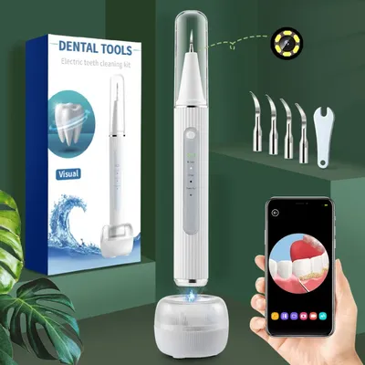 Détartreur visuel ultrasonique électrique Portable nettoyeur de dents 3 Modes de calcul Oral