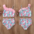 CANIS-Maillot de bain patchwork pour enfants maillot de bain pour bébés filles bikinis de natation