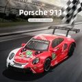 Bburago-Modèle de voiture de course en alliage pour homme édition à couverture rigide Porsche 911