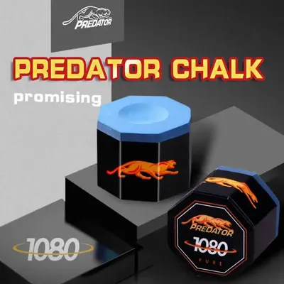 Predator – craies de billard bleues 1080 pures 5 pièces/Tube queue de billard professionnelle