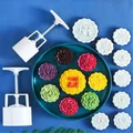 Moule à gâteau de lune en plastique ensemble d'outils de cuisson confection artisanale mi-automne