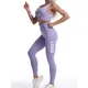 Ensemble de Yoga sans couture pour femmes Logo personnalisé vêtements de gymnastique vêtements