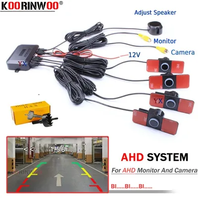 Koorinwoo-Capteurs Plats Originaux Parktronics pour Voitures Capteur de Stationnement AHD