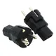 Adaptateur secteur ue vers IEC320 C13 prise ca femelle Schuko vers IEC320 C13 prise de conversion