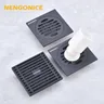 Nengonice-Drain carré invisible HOFloor filtre à déchets de proximité anti-odeur crépine de