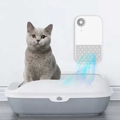 Purificateur d'air pour bac à litière pour chat générateur d'ozone éliminateur d'odeurs pour